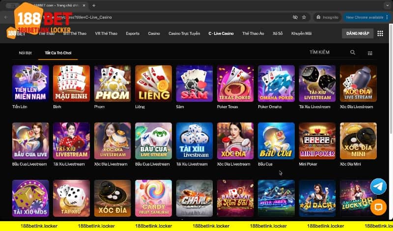 Kho game <strong>188bet</strong>